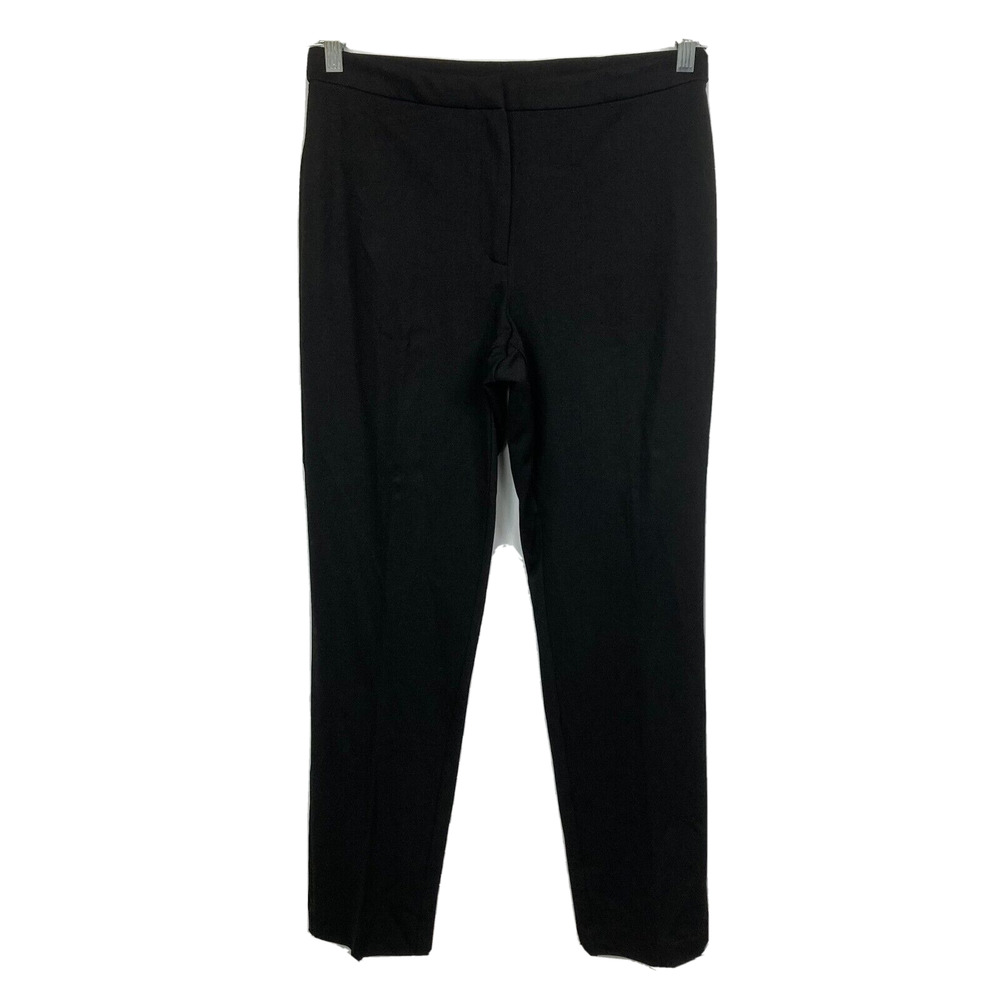 Susan Graver Pants‎ Womens Sz 8 Black Ponte Stretch Straight Leg Dress